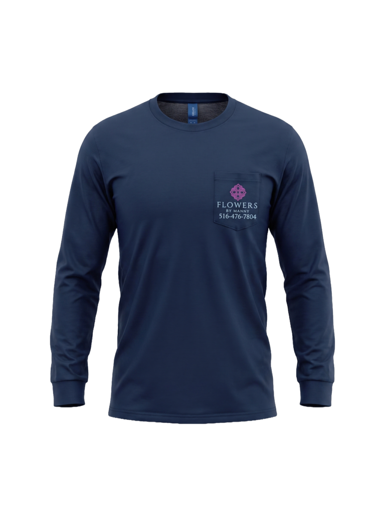 Camisa de manga larga de trabajo con logotipo impreso en el pecho