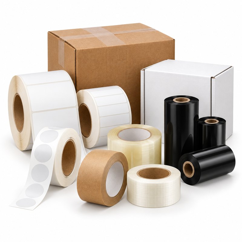 Peel and stick labels, self-adhesive tapes and custom packaging supplies from Tinta Industries
